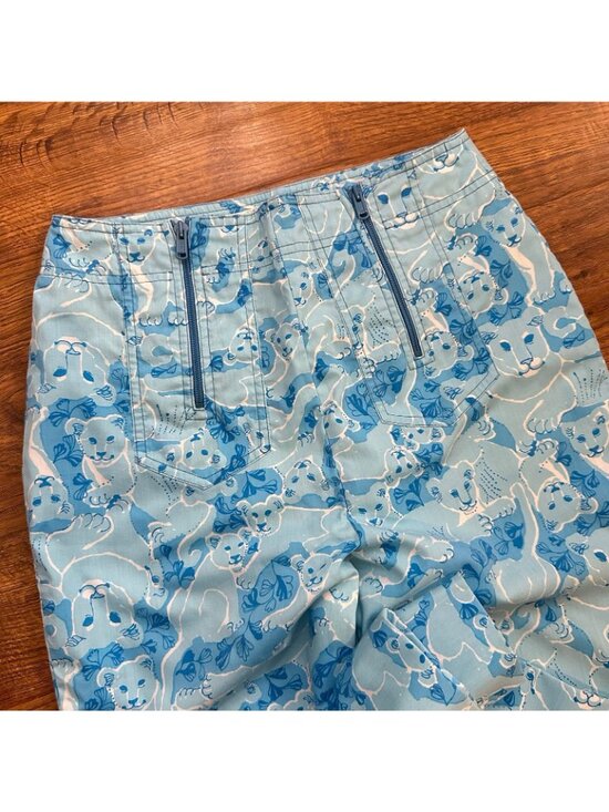 Vintage 1970s Lilly Pulitzer orange label printed pants - Picture 2 of 11